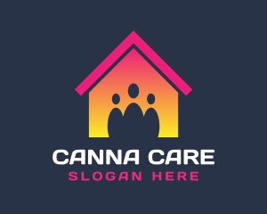 House Family Care logo design