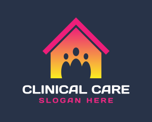 House Family Care logo design