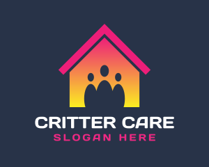 House Family Care logo design