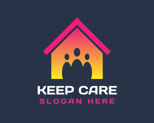 House Family Care logo design