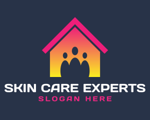 House Family Care logo design