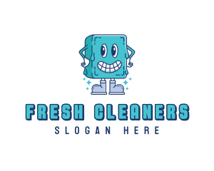 Soap Disinfection Cleaner logo design