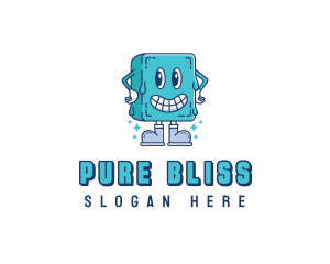 Soap Disinfection Cleaner logo design