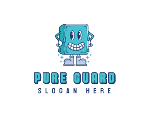 Disinfection - Soap Disinfection Cleaner logo design