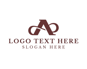 Lettermark - Fashion Boutique Tailoring Letter A logo design