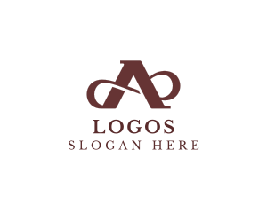 Fashion Boutique Tailoring Letter A Logo