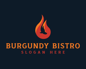 Fish Flame Gastropub logo design