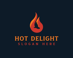 Fish Flame Gastropub logo design