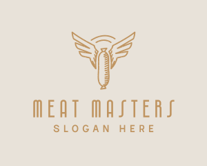 Sausage Wing Meat logo design