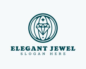 International Jeweller Diamond logo design