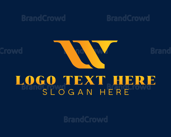 Professional Company Letter W Logo