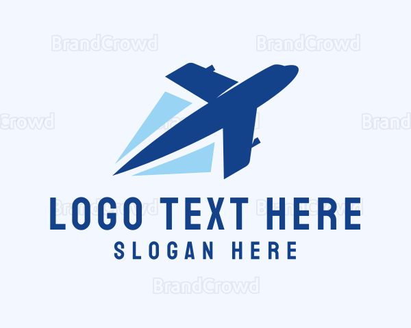 Fast Jet Plane Logo