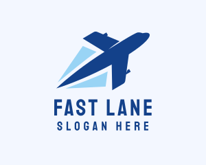 Fast Jet Plane logo design