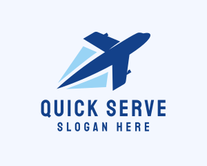 Fast - Fast Jet Plane logo design