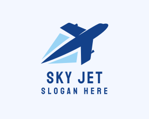 Fast Jet Plane logo design