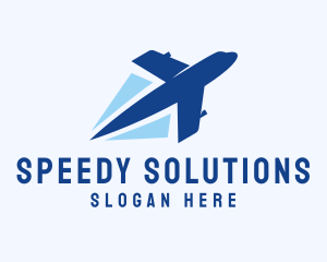 Fast - Fast Jet Plane logo design