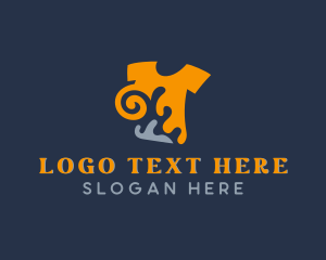 Wardrobe - Swirl T-shirt Printing logo design