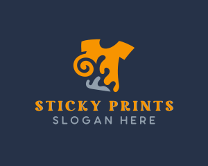 Swirl T-shirt Printing logo design