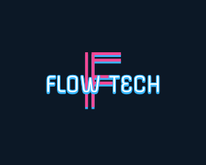 Neon Tech Digital logo design