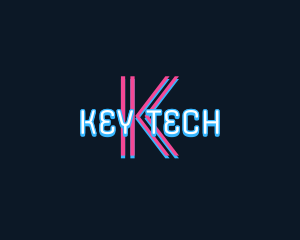 Neon Tech Digital logo design