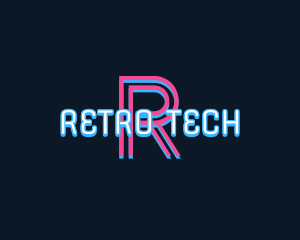 Neon Tech Digital logo design