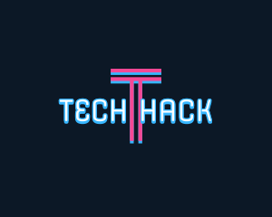 Neon Tech Digital logo design