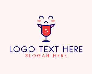 Wine - Happy Hour Wine logo design