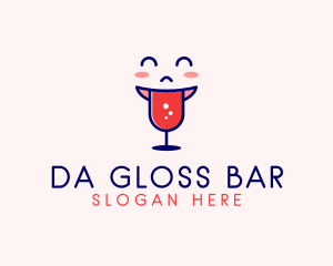 Happy Hour Wine  logo design