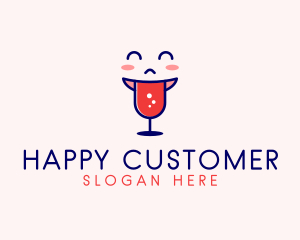 Happy Hour Wine  logo design