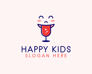 Happy Hour Wine  logo design