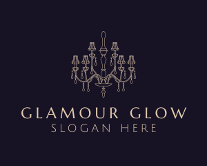 Chandelier - Chandelier Light Fixture logo design