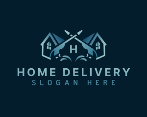 Housekeeping Pressure Washing logo design