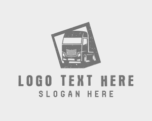 Automobile - Freight Truck Delivery logo design