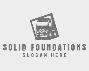 Trucker - Freight Truck Delivery logo design