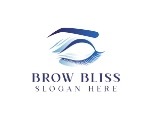 Feminine Eyelash Beauty logo design