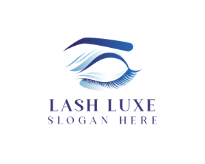 Feminine Eyelash Beauty logo design