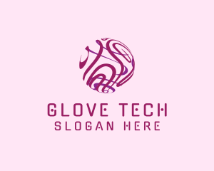 Tech Sphere Swirl logo design