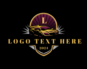 Trip - Elegant Racing Car logo design