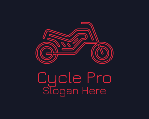 Motorcycle Racer Bike logo design