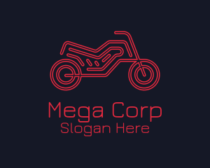 Motorcycle Racer Bike logo design