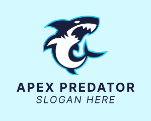 Predator - Gaming Shark Predator logo design