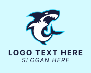 Surf Gear - Gaming Shark Predator logo design