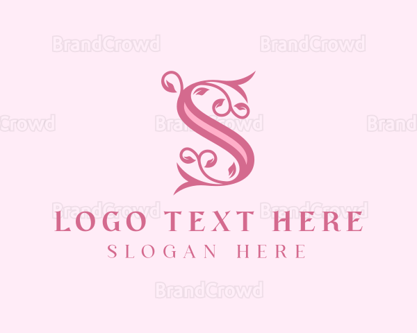Wellness Floral Letter S Logo