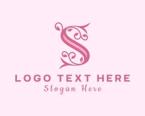 Bloggers - Wellness Flower Spa Letter S logo design