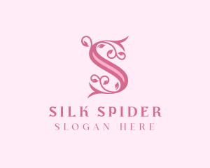 Wellness Floral Letter S logo design