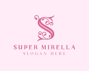 Wellness - Wellness Floral Letter S logo design