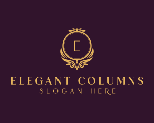 Elegant Floral Salon logo design