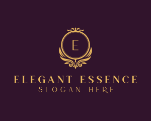 Elegant Floral Salon logo design