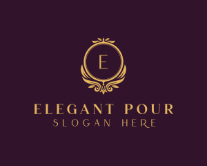 Elegant Floral Salon logo design