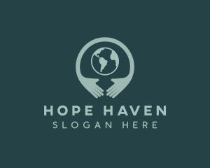 Globe Hand Foundation logo design